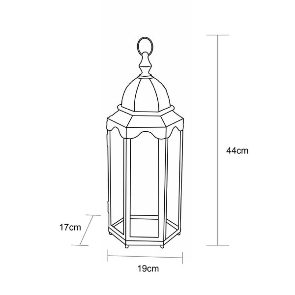 Decofurn Furniture | KOS_LANTERN_MEDIUM_44cm_H | Dimensions
