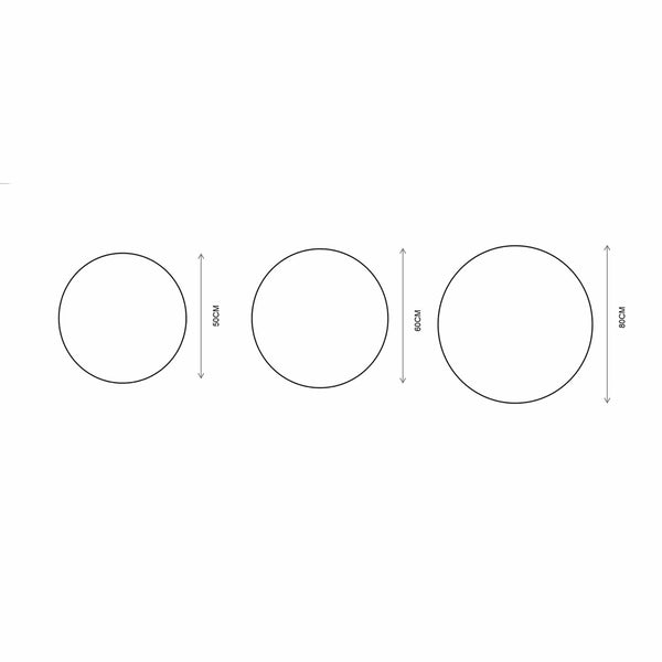 Decofurn Furniture | ORION-ROUND-MIRROR | Dimensions