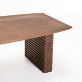 AGRA 120x60cm SOLID WOOD COFFEE TABLE-LIGHT BROWN