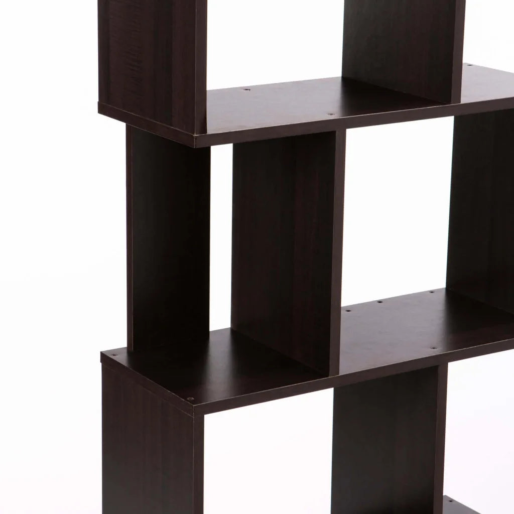 AIR MODULAR 5 SHELF UNIT - LIGHT OAK/LIGHT GREY