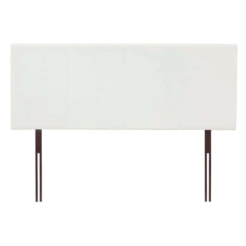 ALEX LEATHER TOUCH QUEEN HEADBOARD - WHITE