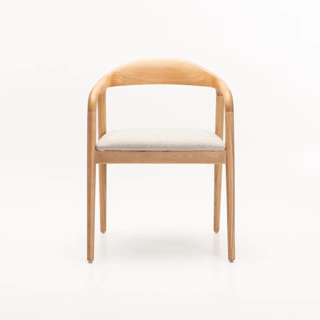 ALINA WOODEN DINING CHAIR-LIGHT OAK