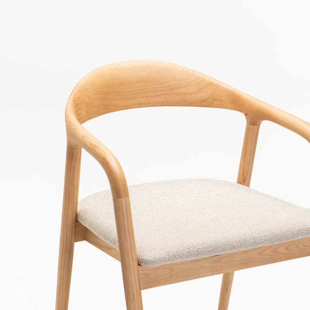 ALINA WOODEN DINING CHAIR-LIGHT OAK
