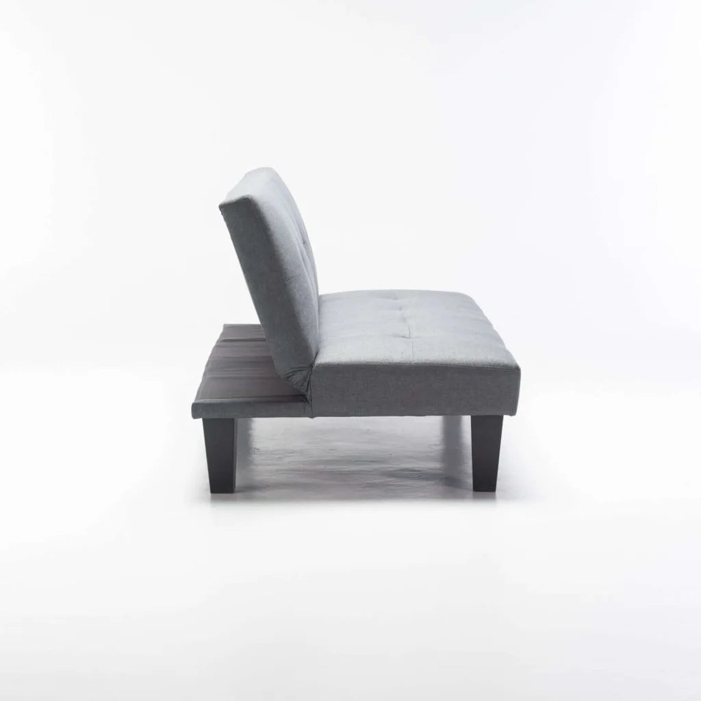 ALLAN FABRIC SLEEPER COUCH - DARK GREY