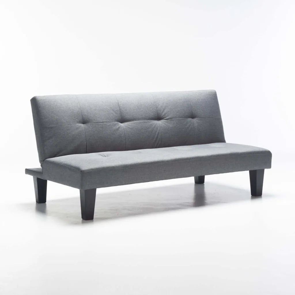 ALLAN FABRIC SLEEPER COUCH - DARK GREY