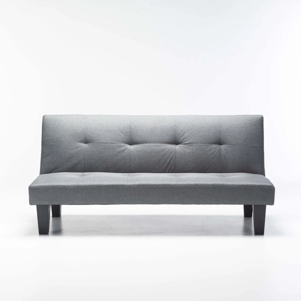 ALLAN FABRIC SLEEPER COUCH - DARK GREY