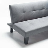 ALLAN FABRIC SLEEPER COUCH - DARK GREY