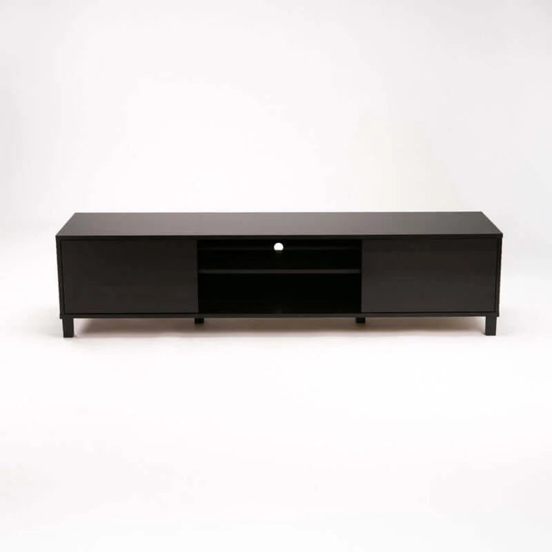 ALLY 2 DOOR TV/PLASMA UNIT - WENGE / BLACK