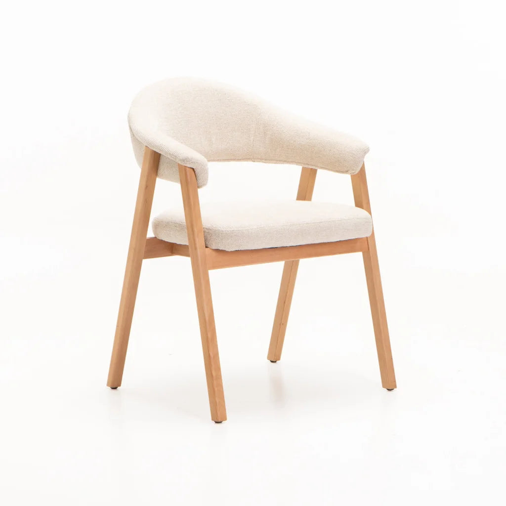 ALORA WOODEN DINING CHAIR - NATURAL LEG