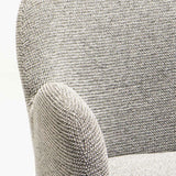 AMELIA TEXTURED FABRIC CHAIR - GREY