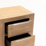 ARCTIC 2 DRAWER PEDESTAL - LIGHT OAK