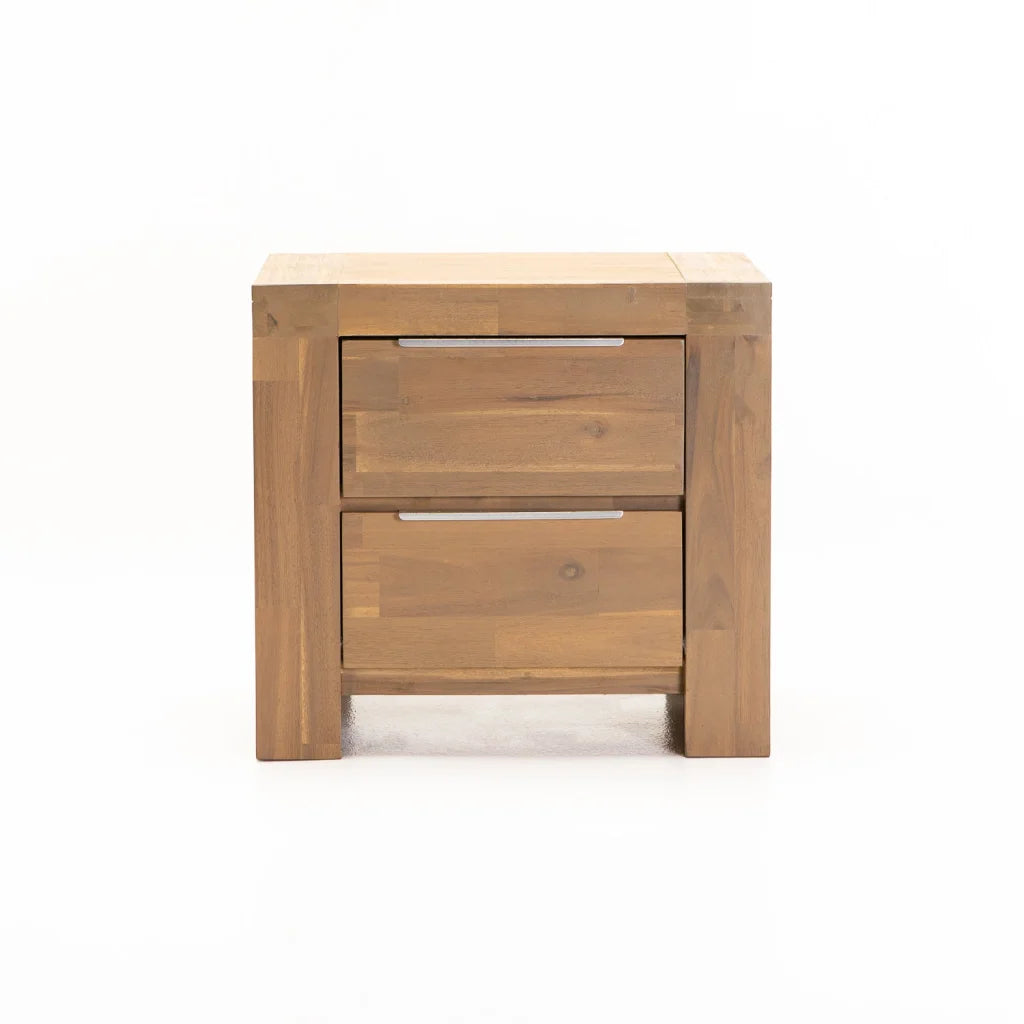 ARCTIC 2 DRAWER PEDESTAL - LIGHT OAK