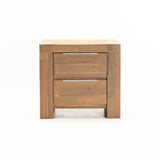 ARCTIC 2 DRAWER PEDESTAL - LIGHT OAK