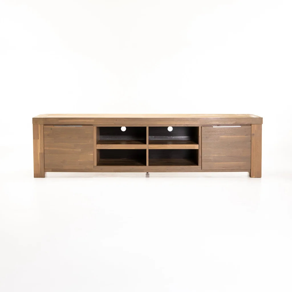 ARCTIC 210cm TV/PLASMA UNIT - LIGHT OAK