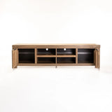 ARCTIC 210cm TV/PLASMA UNIT - LIGHT OAK