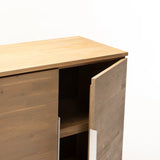 ARCTIC 3 DRAWER 2 DOOR SIDEBOARD - LIGHT OAK