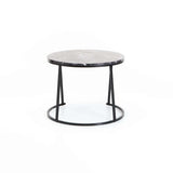 ARGO SET OF 2 TABLES - BLACK/BLACK MARBLE