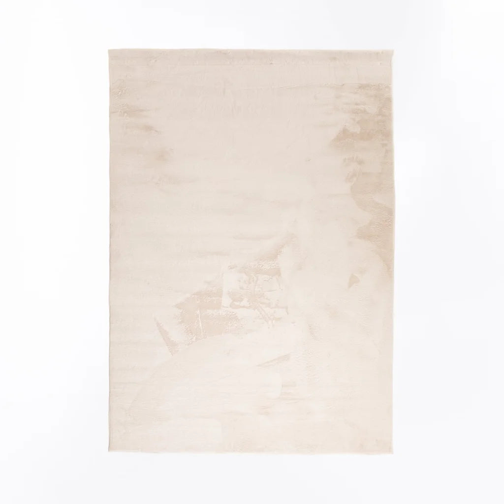 ARIEL 130x190cm FAUX FUR RUG - OATMEAL