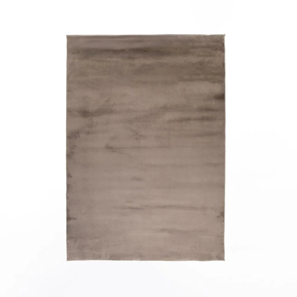 ARIEL 130x190cm FAUX FUR RUG - DARK GREY