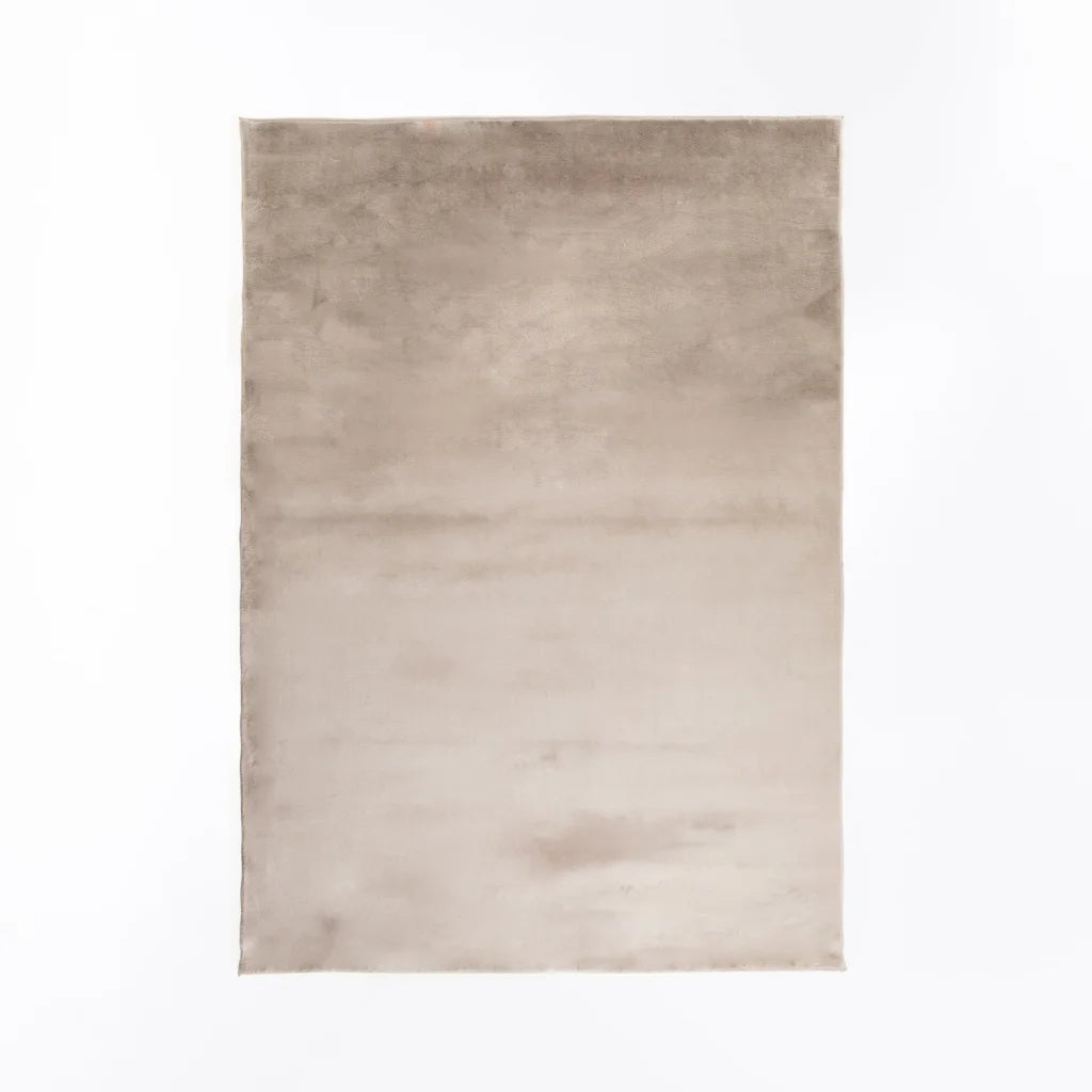 ARIEL 130x190cm FAUX FUR RUG - LIGHT GREY