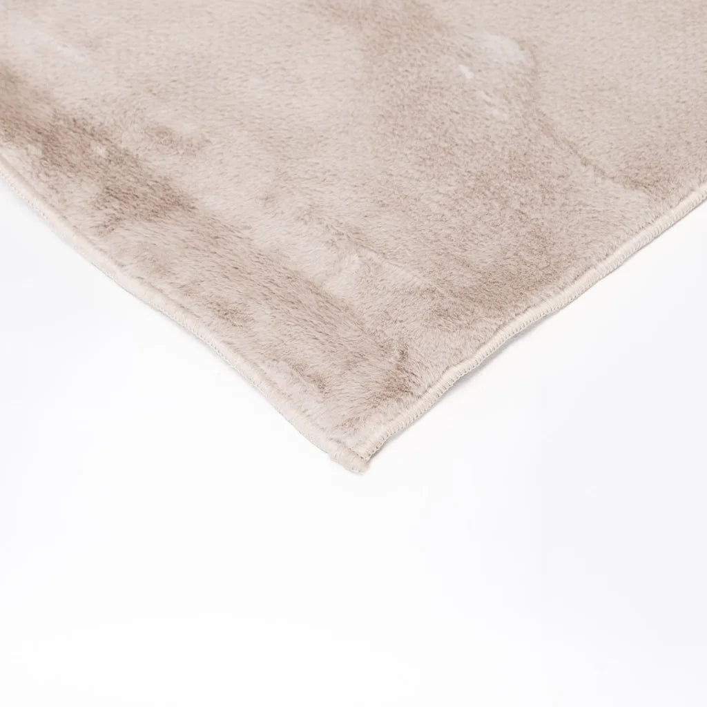 ARIEL 130x190cm FAUX FUR RUG - LIGHT GREY