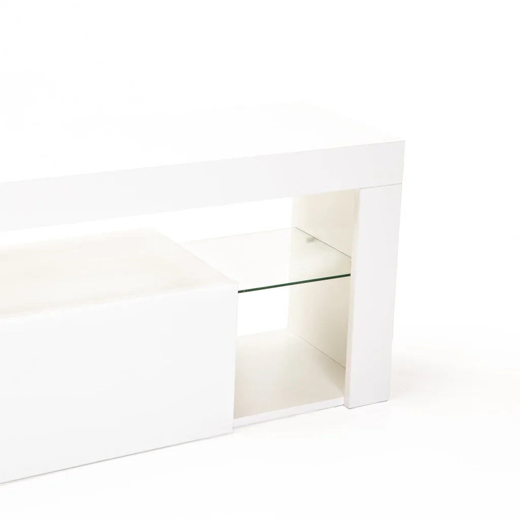 BARI 160cm 1 DOOR TV UNIT - WHITE