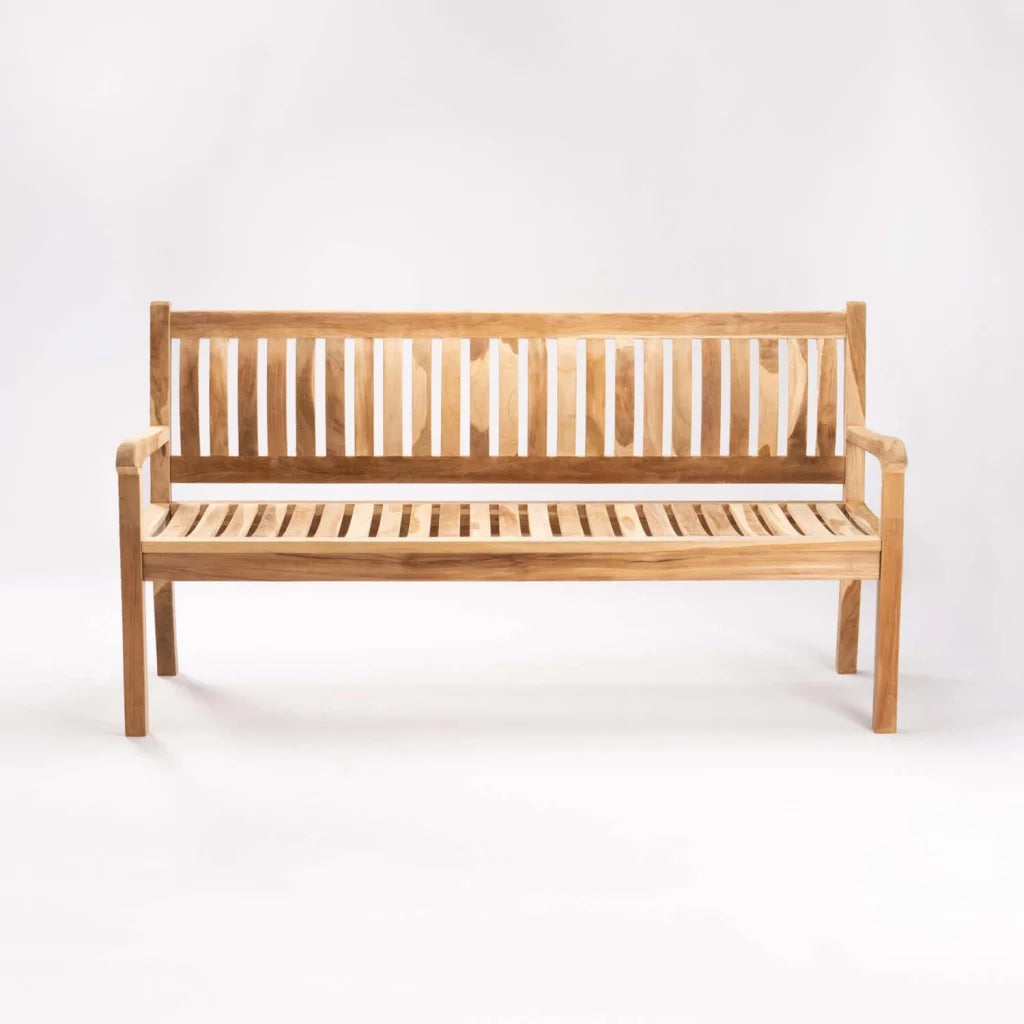 BEAUFORT TEAK 3 SEATER BENCH