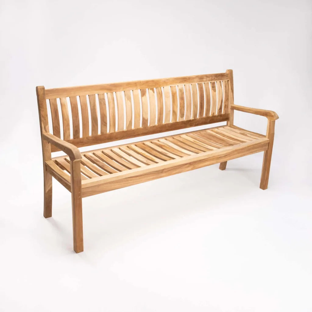 BEAUFORT TEAK 3 SEATER BENCH