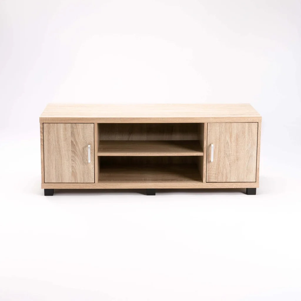 BETA 2 DOOR TV/PLASMA UNIT - LIGHT OAK