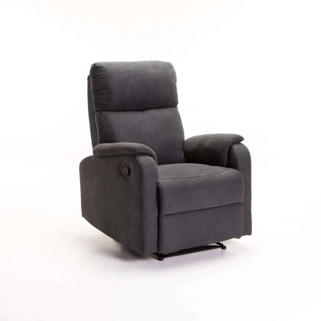 BO FABRIC ARMCHAIR RECLINER - GREY