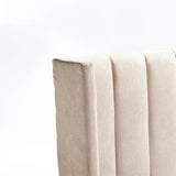 BRIA FABRIC QUEEN HEADBOARD - OATMEAL