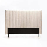 BRIA FABRIC QUEEN HEADBOARD - OATMEAL