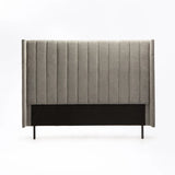 BRIA FABRIC QUEEN HEADBOARD - LIGHT GREY