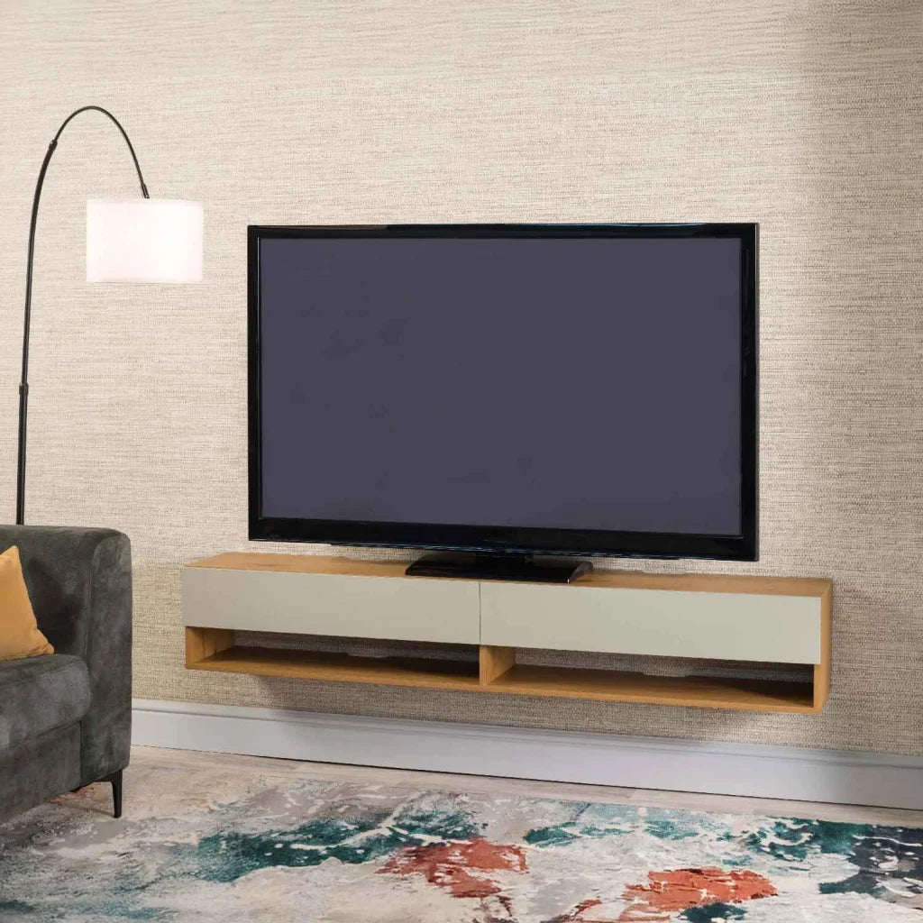 BRON 2 DRAWER FLOATING TV UNIT