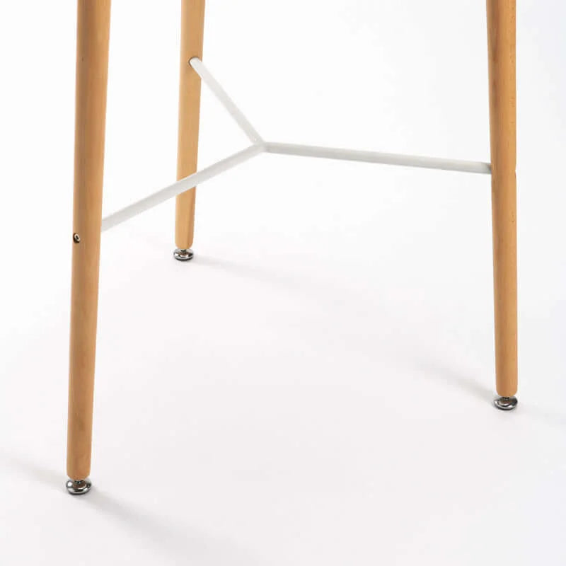 CAPRI 80cm WOODEN LEG PODIUM - WHITE