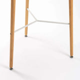 CAPRI 80cm WOODEN LEG PODIUM - WHITE