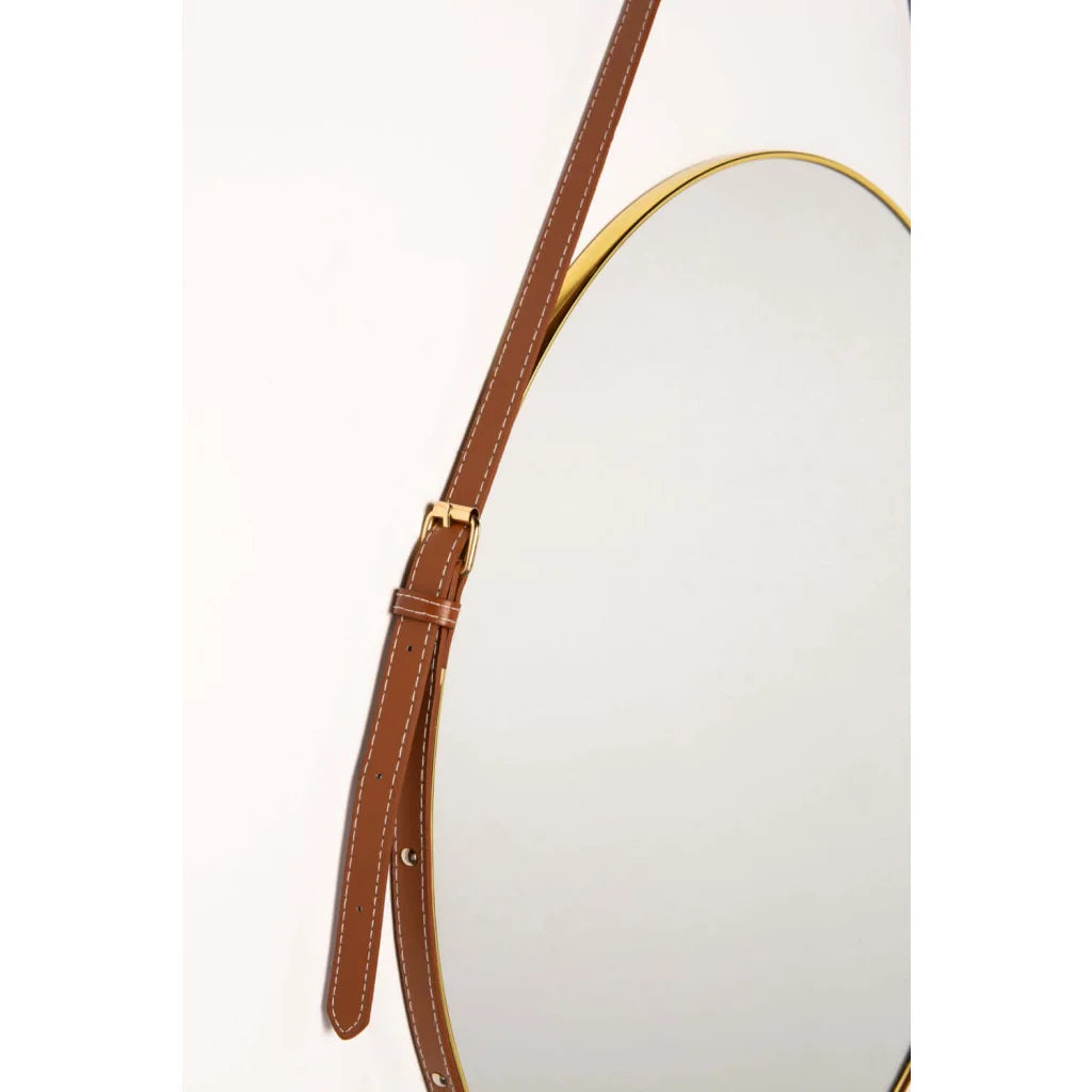 CAS 60cm ROUND MIRROR - GOLD