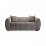 CHLOE FABRIC 2 SEATER - GREY