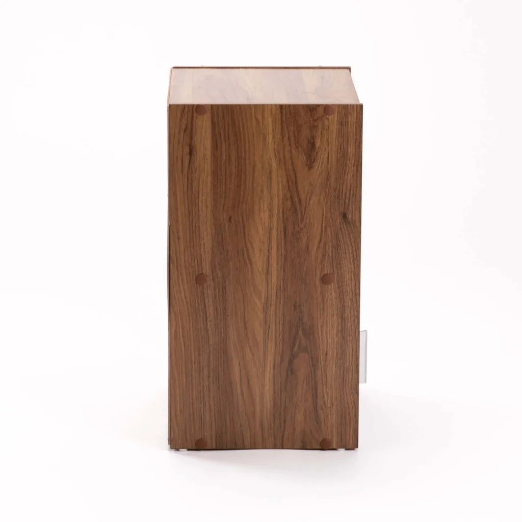 CYRUS 1 DOOR PEDESTAL - WALNUT