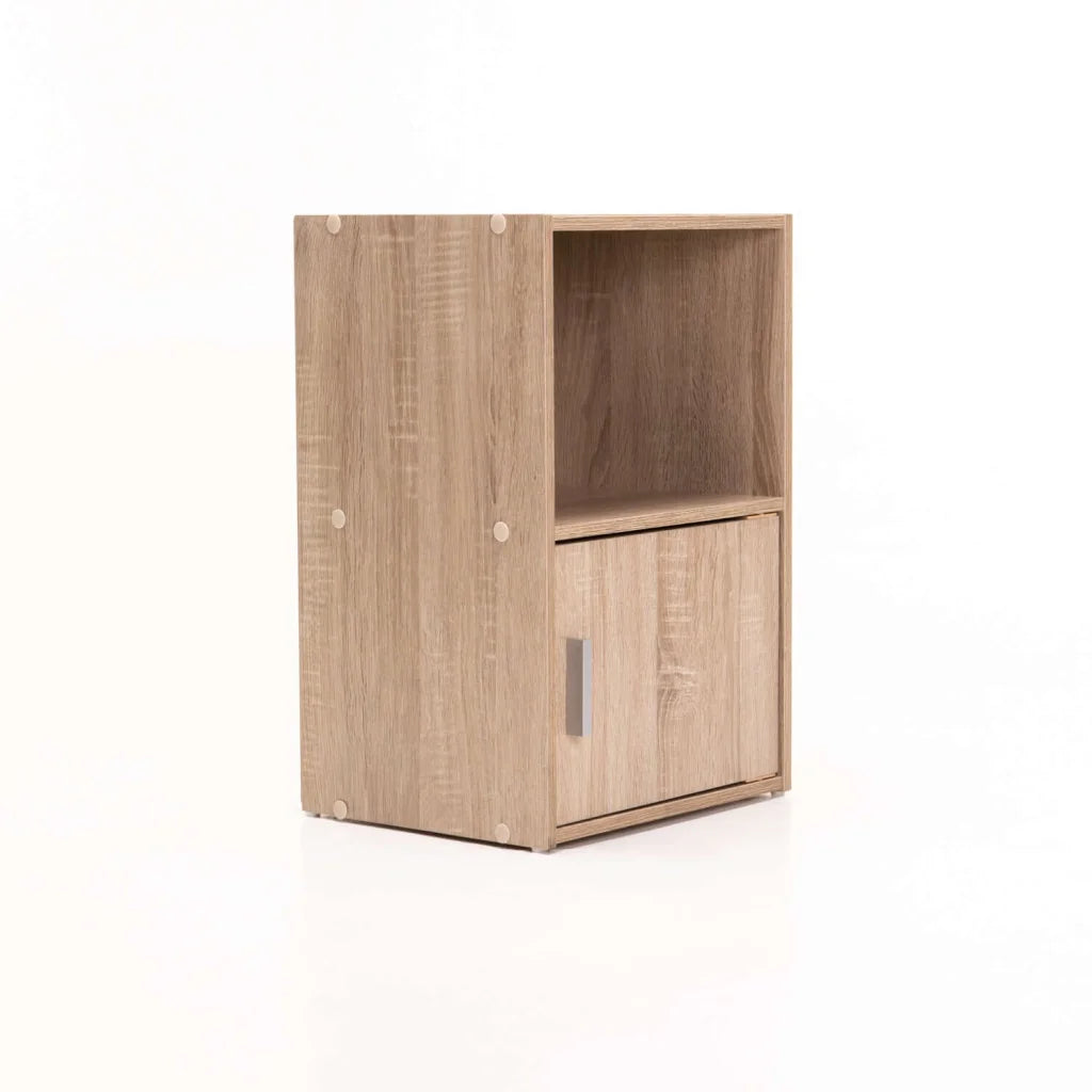 CYRUS 1 DOOR PEDESTAL - OAK
