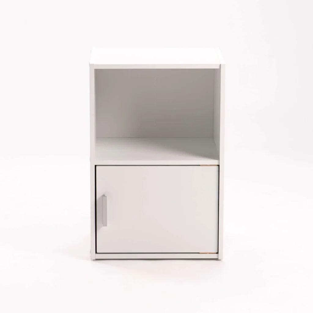 CYRUS 1 DOOR PEDESTAL - WHITE