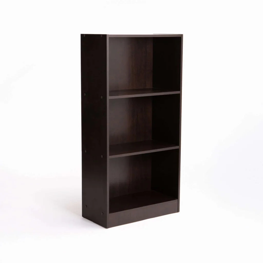 CYRUS 3 SHELF BOOKCASE - WENGE