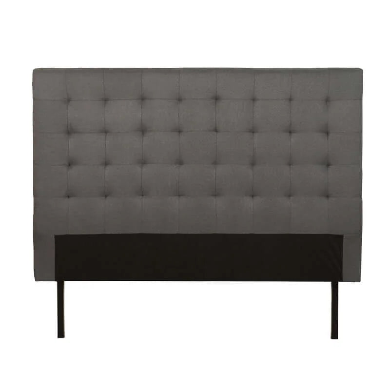 DANI FABRIC QUEEN HEADBOARD - LIGHT GREY