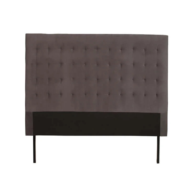 DANI VELVET TOUCH KING HEADBOARD - DARK GREY
