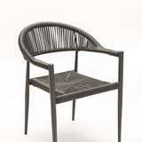 DELOS OUTDOOR CHAIR - DARK GREY