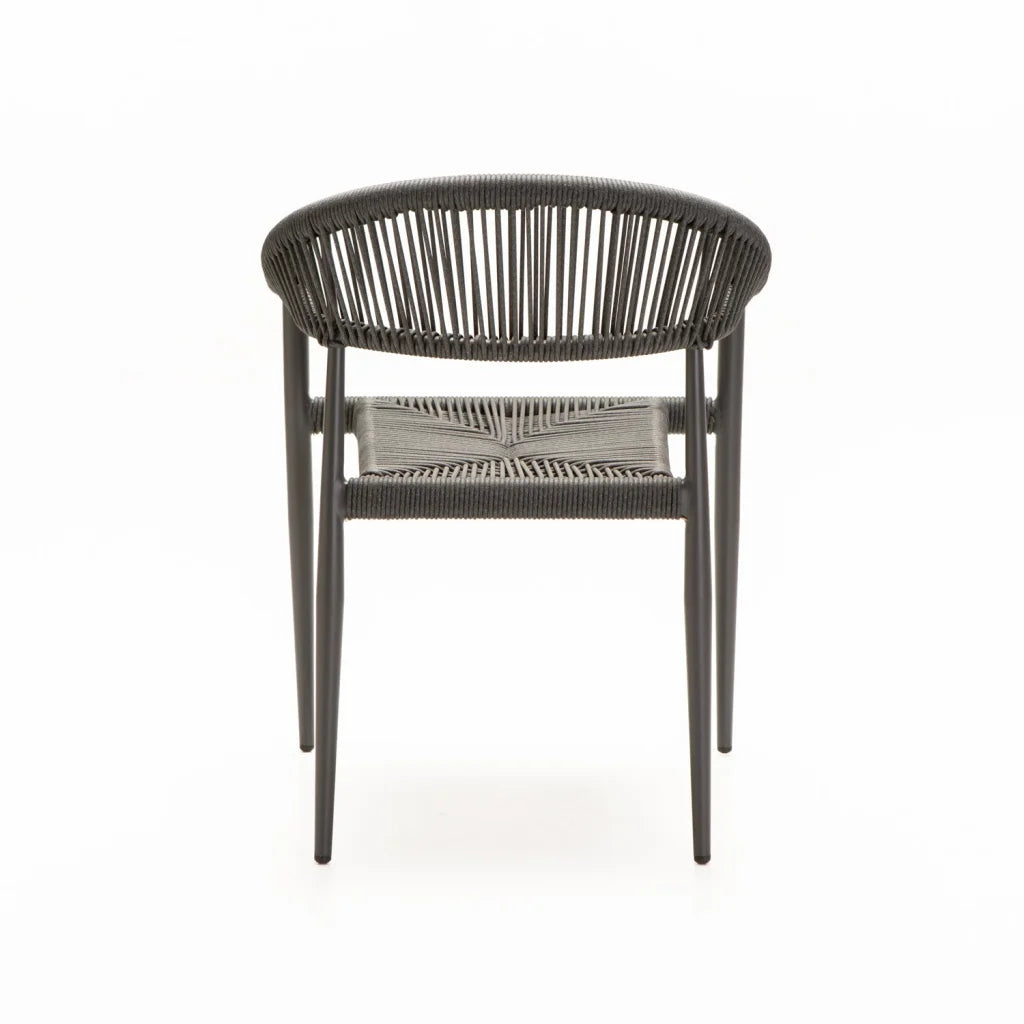DELOS OUTDOOR CHAIR - DARK GREY