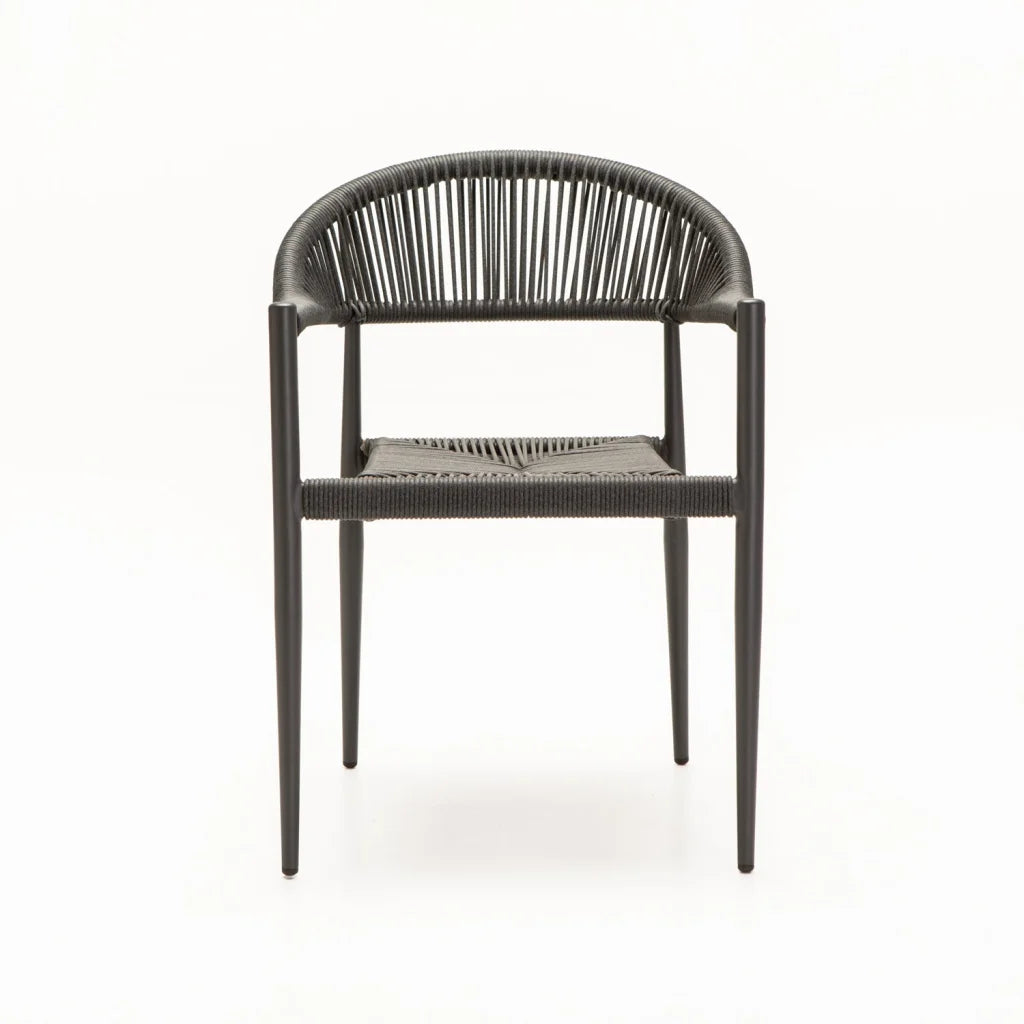 DELOS OUTDOOR CHAIR - DARK GREY