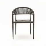 DELOS OUTDOOR CHAIR - DARK GREY