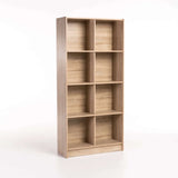 DELTA BOOKCASE BC08 - LIGHT OAK (168cm H)