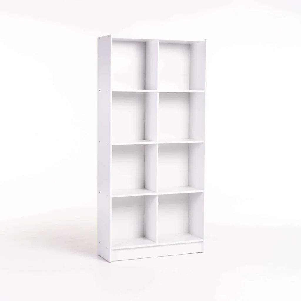 DELTA BOOKCASE BC08 - WHITE (168cm H)
